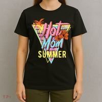 Hot Mom Summer Hawaiian Hibiscus Beach Cute Tropical Tank Top T-Shirt thumb 4