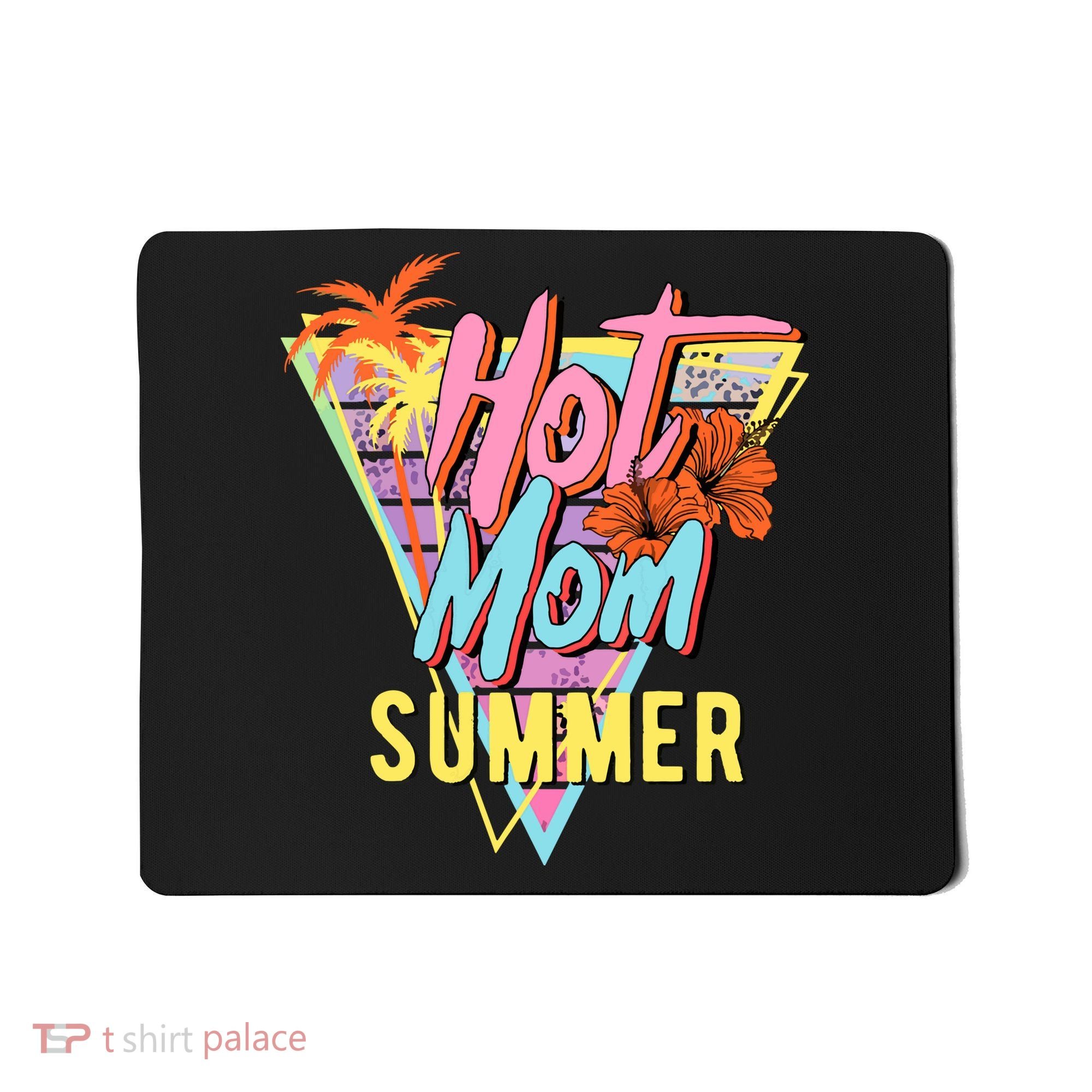 Hot Mom Summer Hawaiian Hibiscus Beach Cute Tropical Tank Top Mousepad