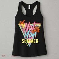 Hot Mom Summer Hawaiian Hibiscus Beach Cute Tropical Tank Top Women's Tank Top thumb 3