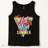 Hot Mom Summer Hawaiian Hibiscus Beach Cute Tropical Tank Top Tank Top thumb 2