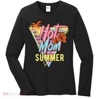 Hot Mom Summer Hawaiian Hibiscus Beach Cute Tropical Tank Top Women's Long Sleeve Shirt thumb 0