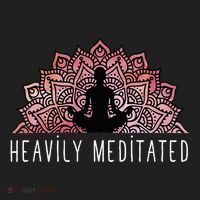 Heavily Meditated Spiritual Daily Meditation Zen Golf Towel thumb 3