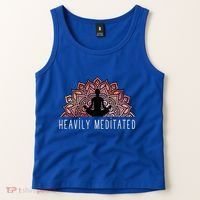 Heavily Meditated Spiritual Daily Meditation Zen Tank Top thumb 2