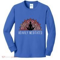 Heavily Meditated Spiritual Daily Meditation Zen Kids Long Sleeve Shirt thumb 0