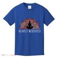 Heavily Meditated Spiritual Daily Meditation Zen Kids T-Shirt thumb 0