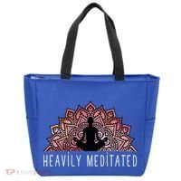 Heavily Meditated Spiritual Daily Meditation Zen Tote Bag thumb 0