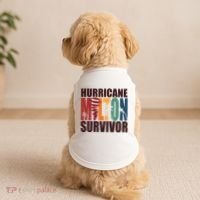 Hurricane Milton Survivor Florida Awareness Doggie Tank thumb 2