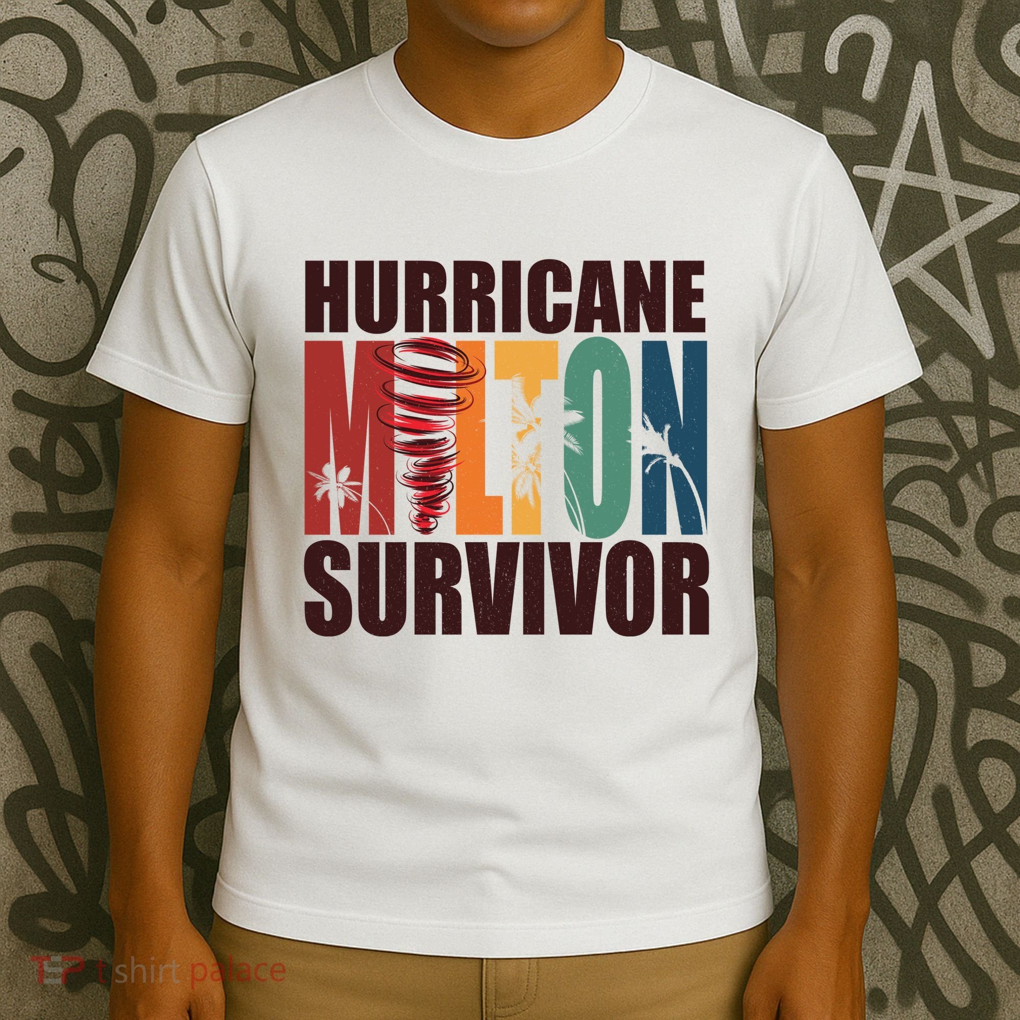 Hurricane Milton Survivor Florida Awareness T-Shirt