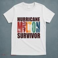 Hurricane Milton Survivor Florida Awareness T-Shirt thumb 5