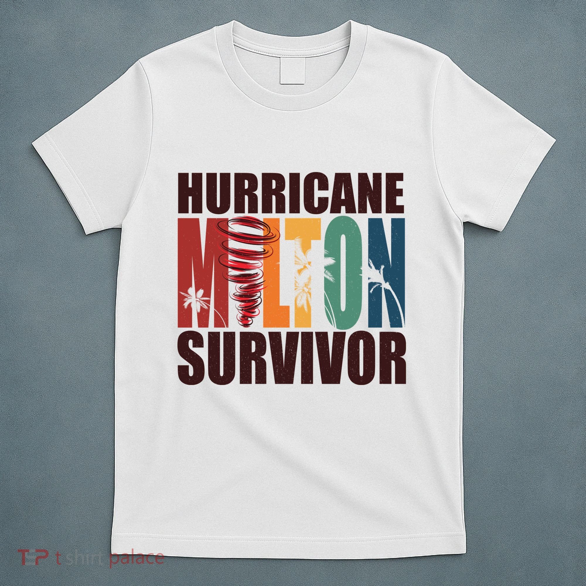 Hurricane Milton Survivor Florida Awareness T-Shirt