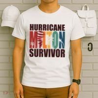 Hurricane Milton Survivor Florida Awareness T-Shirt thumb 6