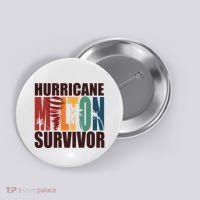 Hurricane Milton Survivor Florida Awareness Button thumb 0