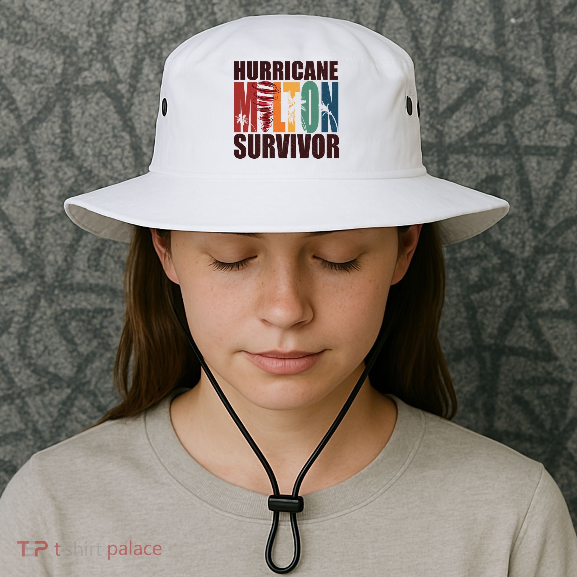 Hurricane Milton Survivor Florida Awareness Bucket Hat