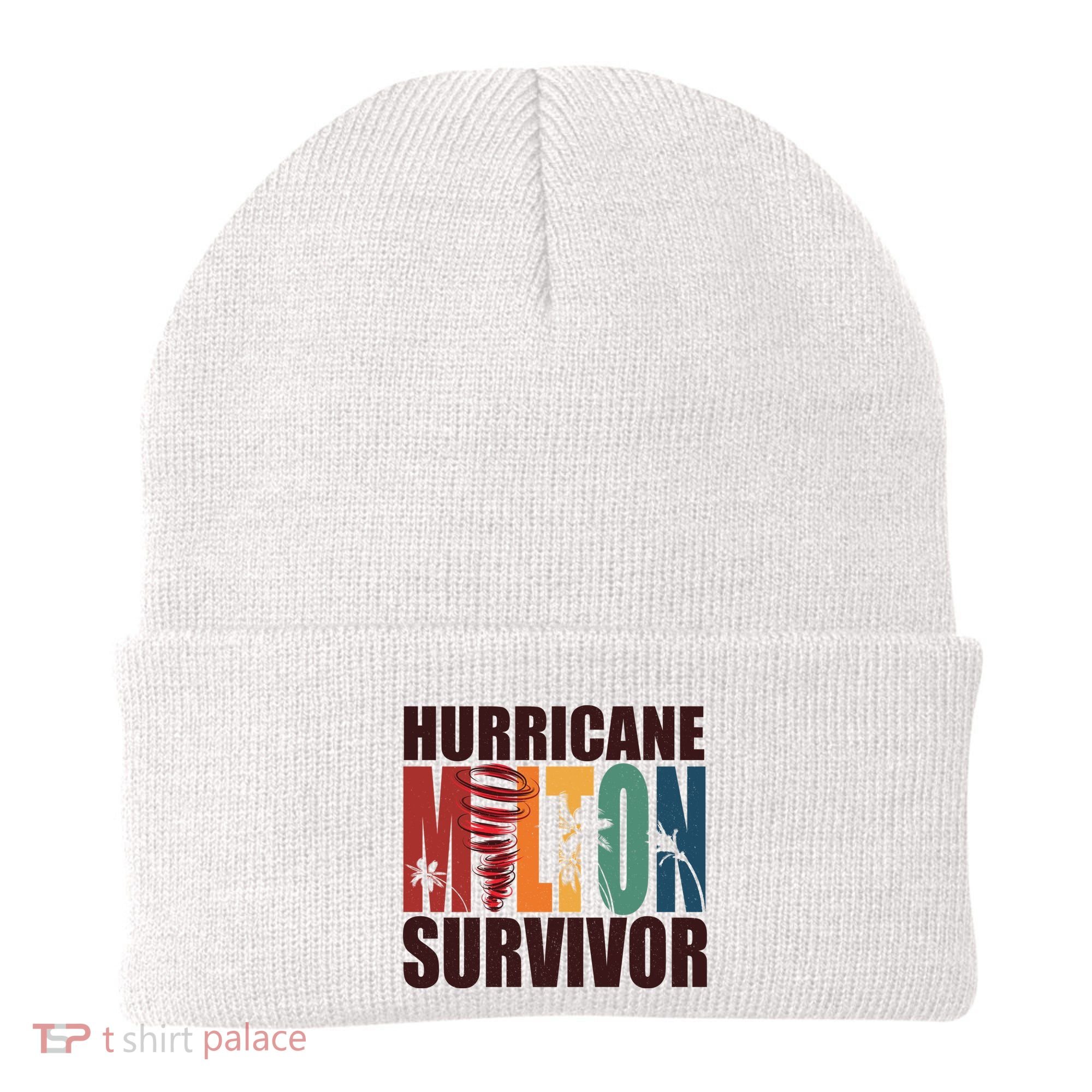 Hurricane Milton Survivor Florida Awareness Beanie