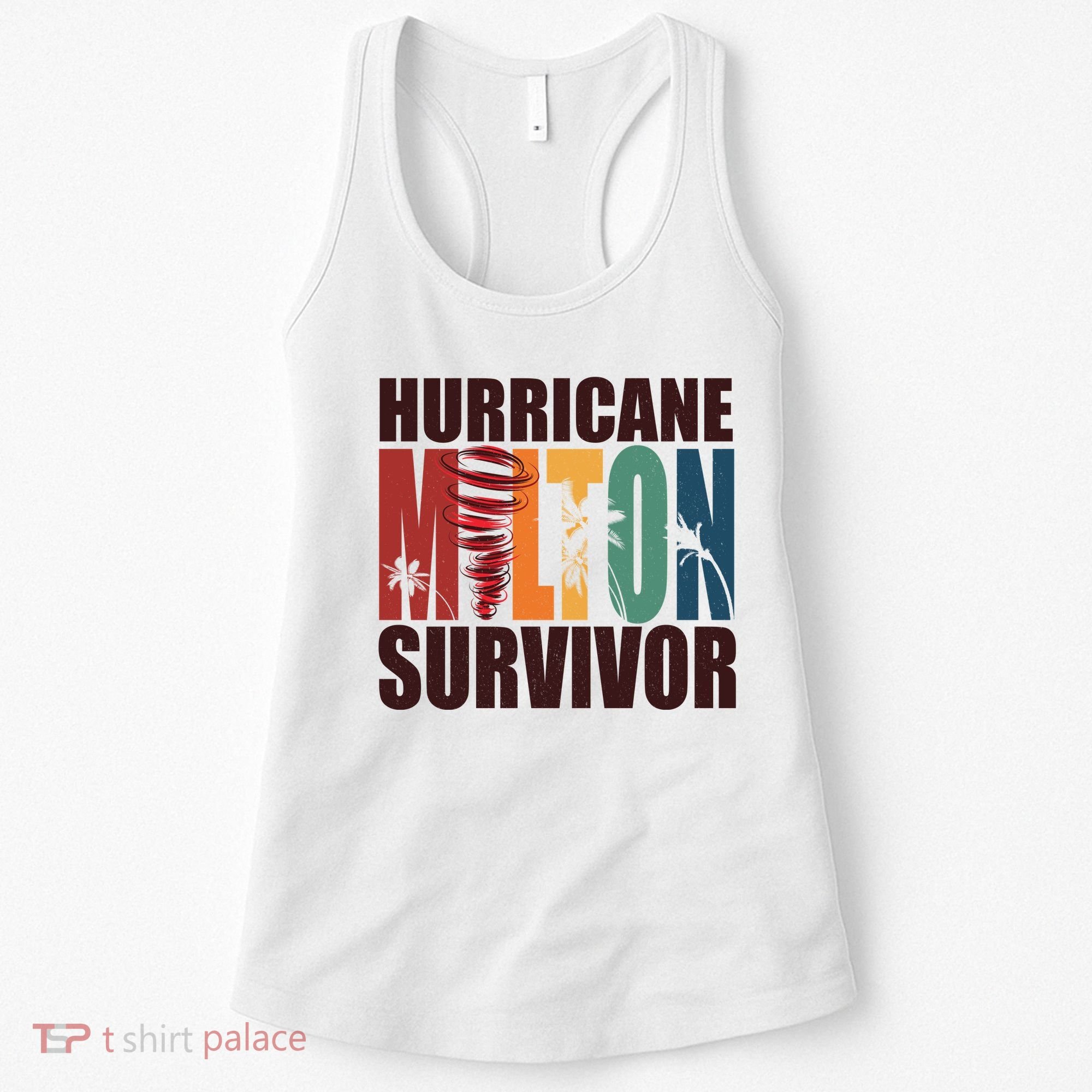 Hurricane Milton Survivor Florida Awareness Women's Tank Top