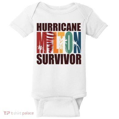 Hurricane Milton Survivor Florida Awareness Baby Bodysuit