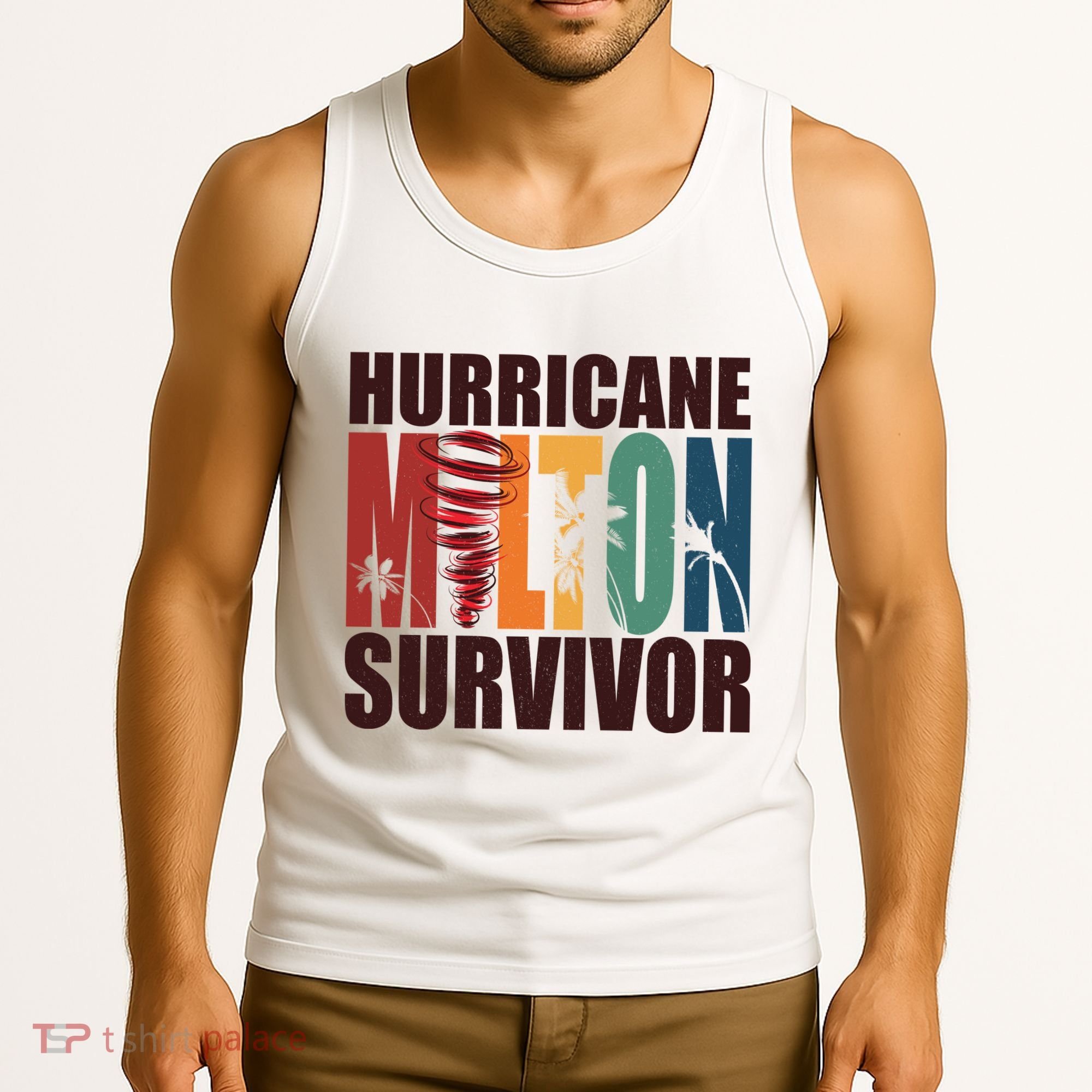 Hurricane Milton Survivor Florida Awareness Tank Top