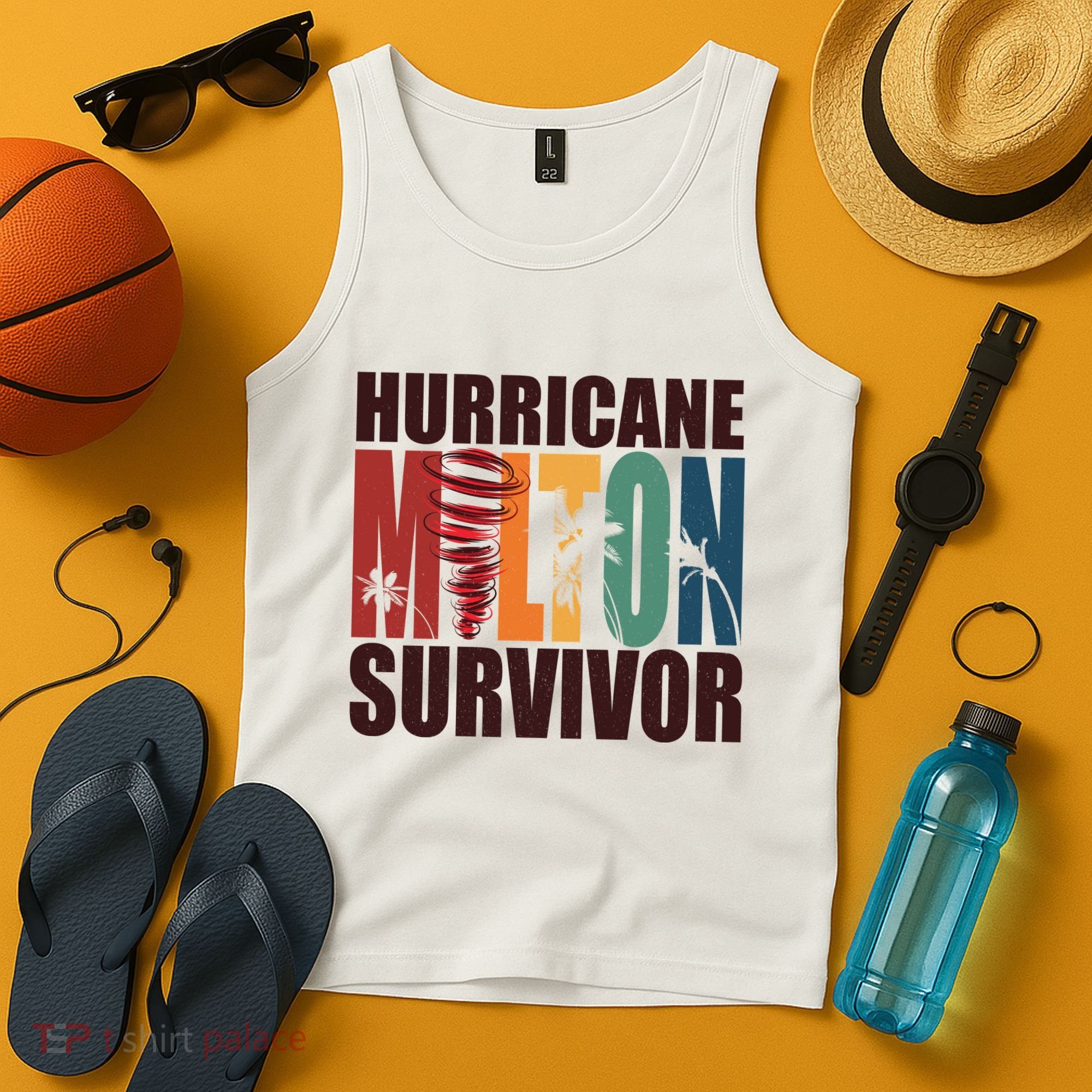 Hurricane Milton Survivor Florida Awareness Tank Top