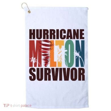 Hurricane Milton Survivor Florida Awareness Golf Towel