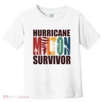 Hurricane Milton Survivor Florida Awareness Toddler T-Shirt thumb 0
