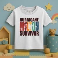 Hurricane Milton Survivor Florida Awareness Toddler T-Shirt thumb 3