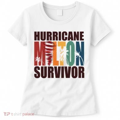 Hurricane Milton Survivor Florida Awareness Women's T-Shirt