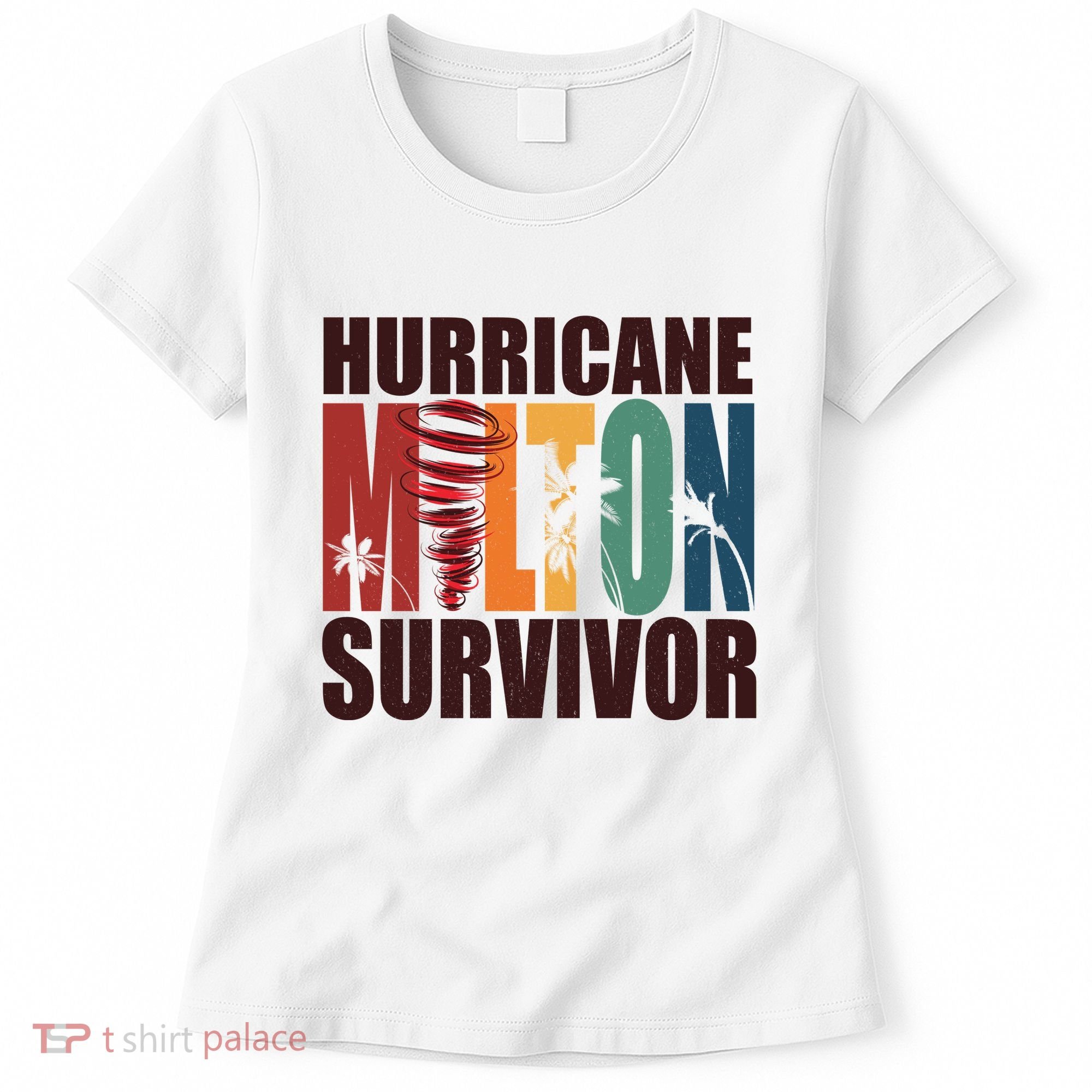 Hurricane Milton Survivor Florida Awareness Women's T-Shirt