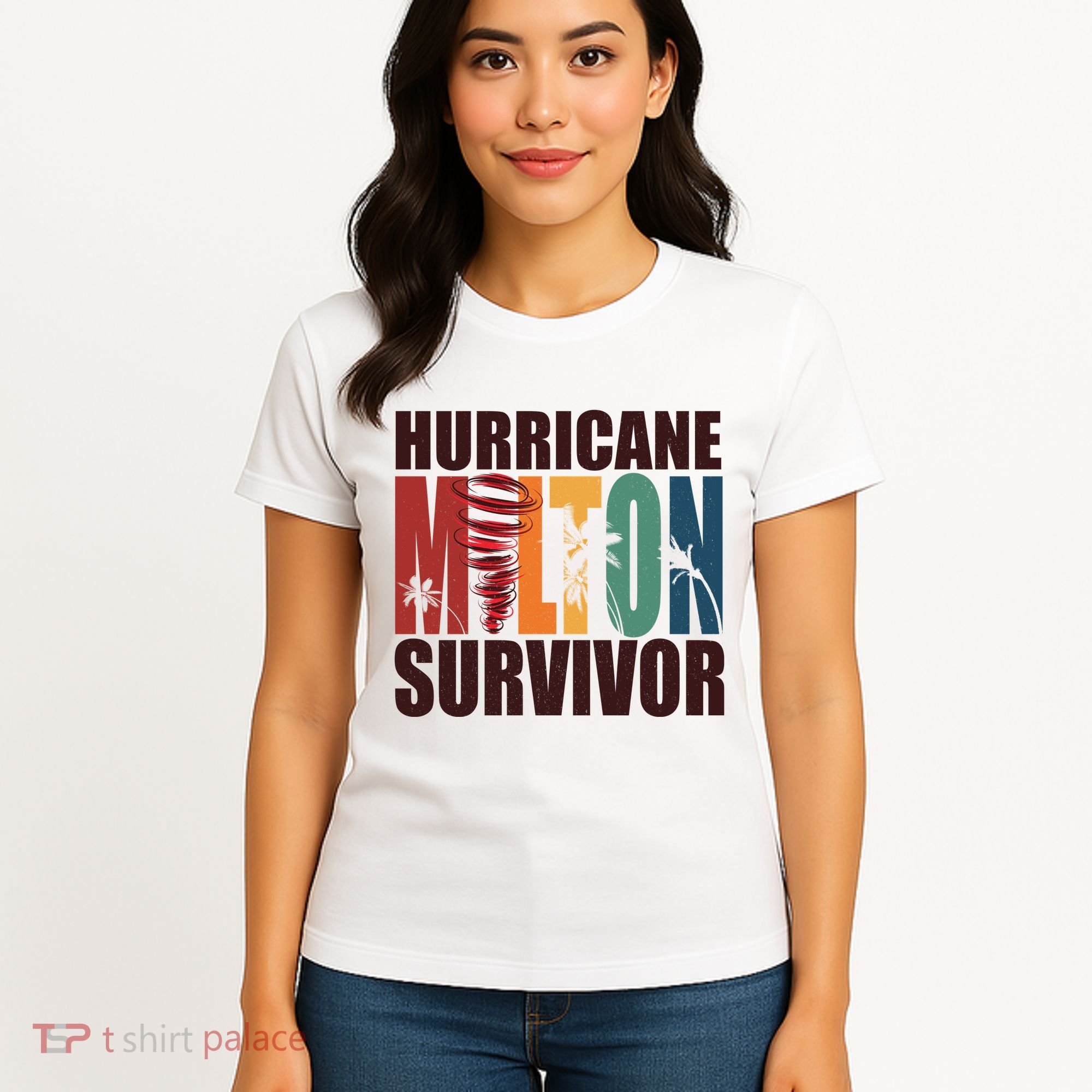 Hurricane Milton Survivor Florida Awareness Women's T-Shirt
