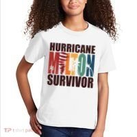 Hurricane Milton Survivor Florida Awareness Kids T-Shirt thumb 2