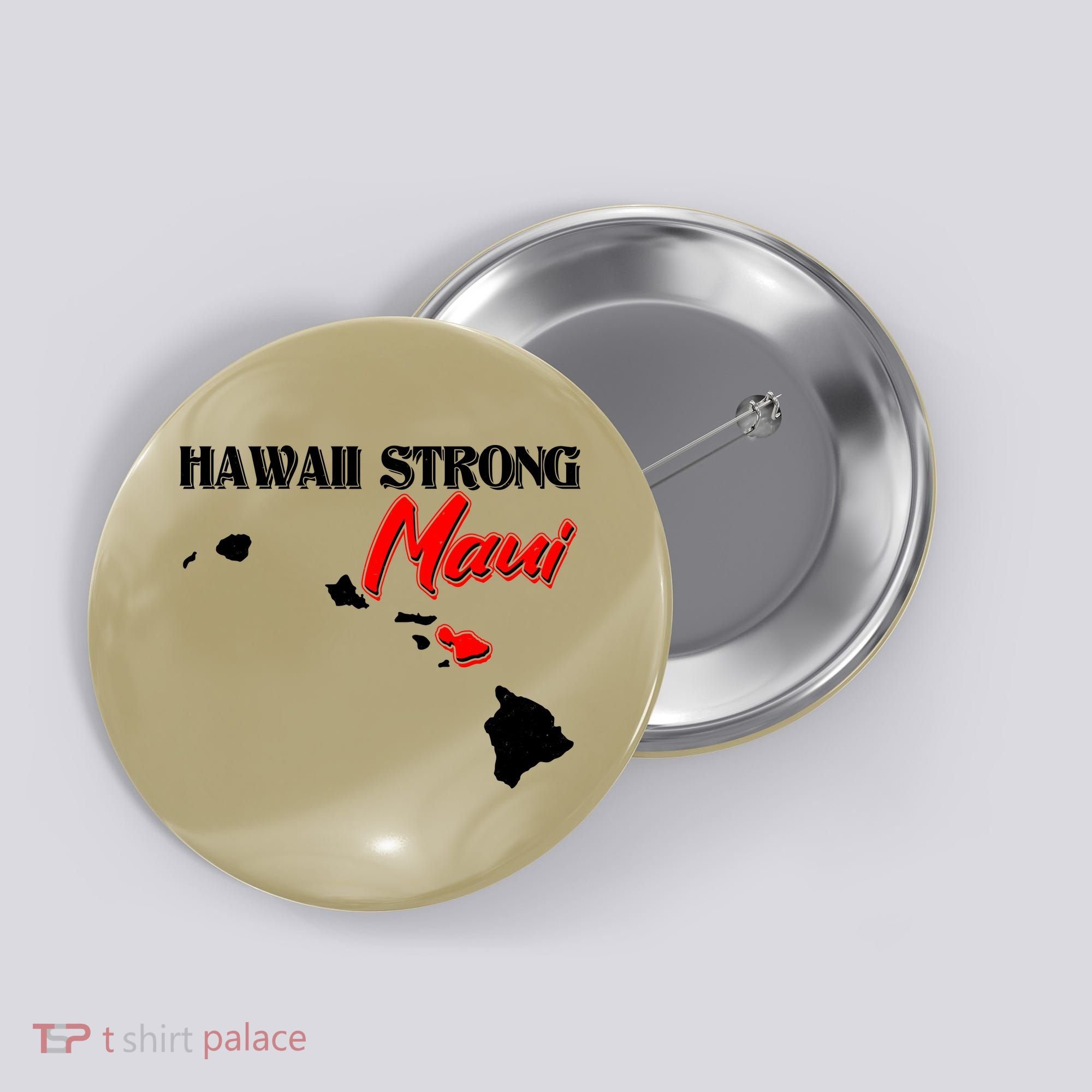 Hawaii Maui Strong Button