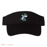 Hanukkah Menorah Shark Funny Chanukah Jewish Gift Visor thumb 0