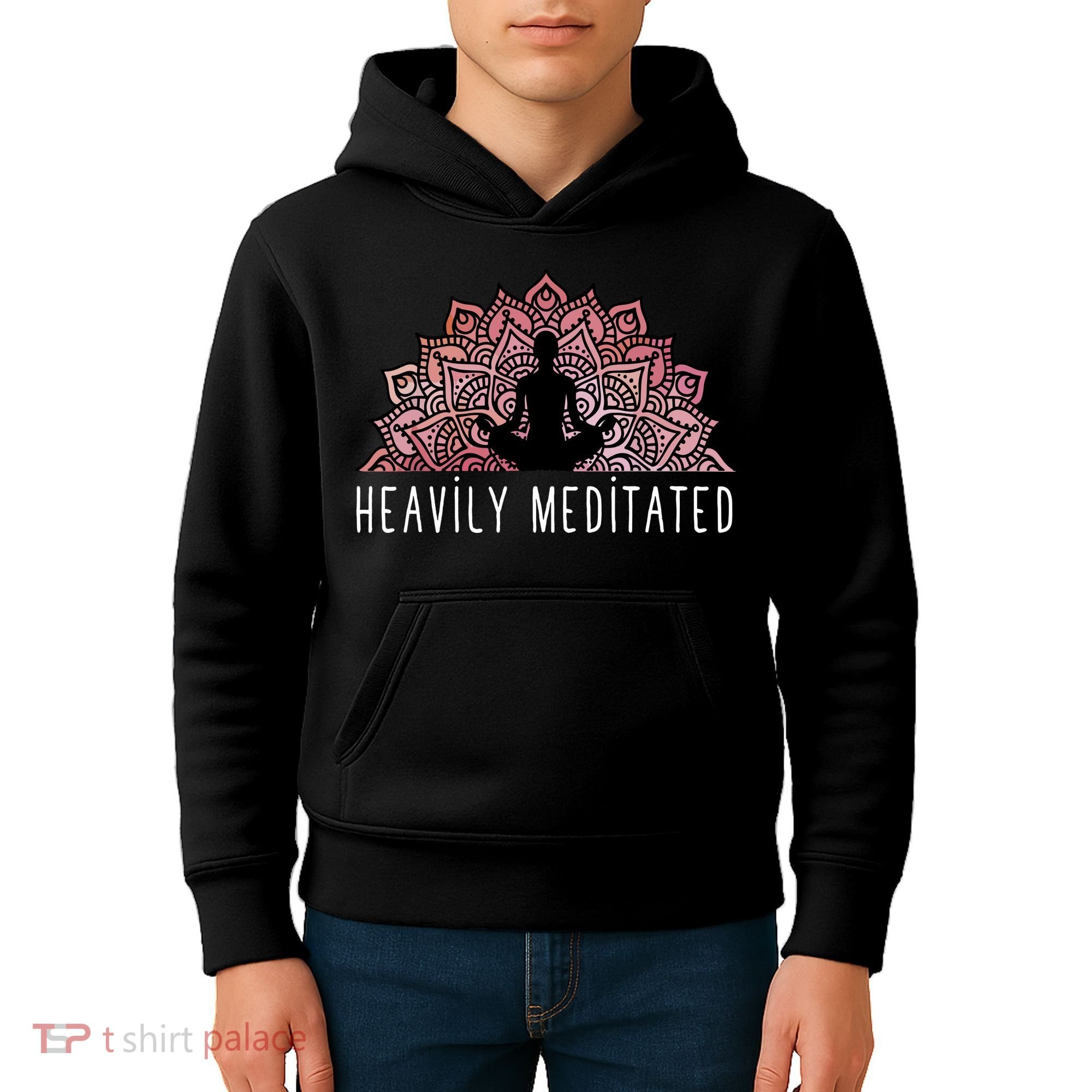 Heavily Meditated Spiritual Daily Meditation Zen Kids Hoodie