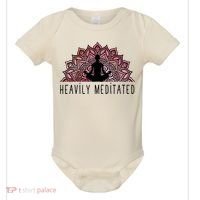 Heavily Meditated Spiritual Daily Meditation Zen Baby Bodysuit thumb 0