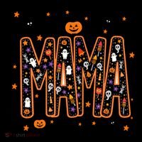 Halloween Mama Spooky Vibes Mama With Spider Gift Coffee Mug thumb 5