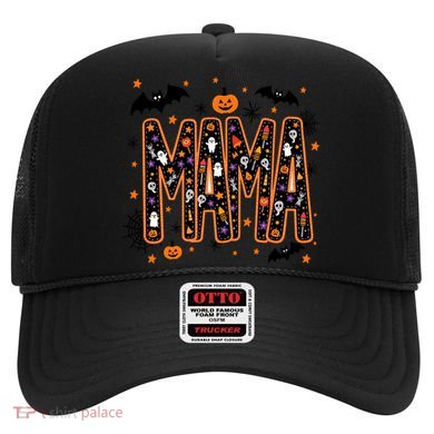 Halloween Mama Spooky Vibes Mama With Spider Gift Hat