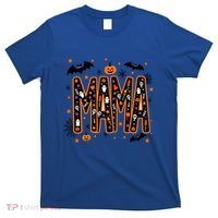 Halloween Mama Spooky Vibes Mama With Spider Gift T-Shirt thumb 0