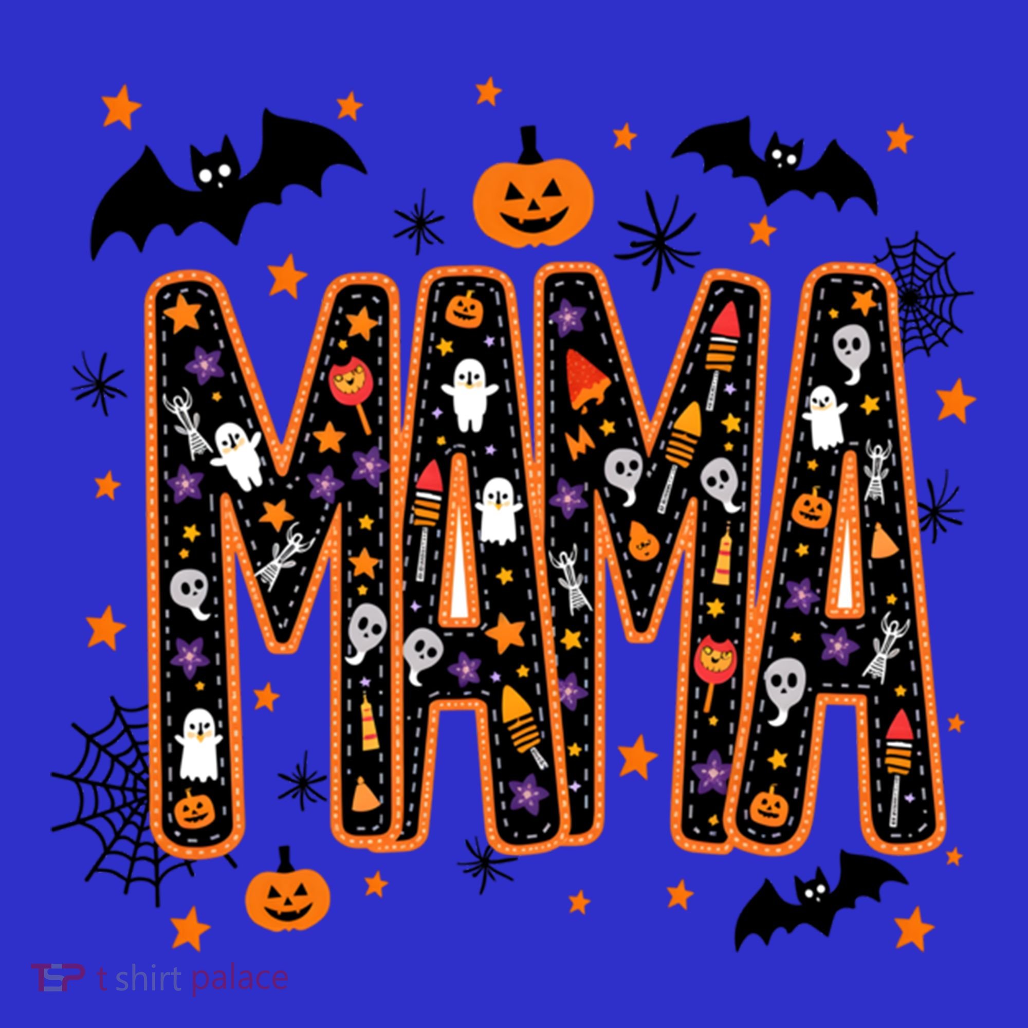 Halloween Mama Spooky Vibes Mama With Spider Gift Tumbler