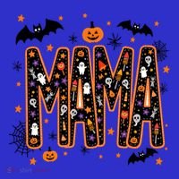 Halloween Mama Spooky Vibes Mama With Spider Gift Visor thumb 3