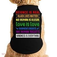 History Month Science Is Real Black Live Matter LGBT Pride Doggie Tank thumb 0