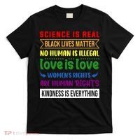 History Month Science Is Real Black Live Matter LGBT Pride T-Shirt thumb 0