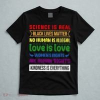 History Month Science Is Real Black Live Matter LGBT Pride T-Shirt thumb 5