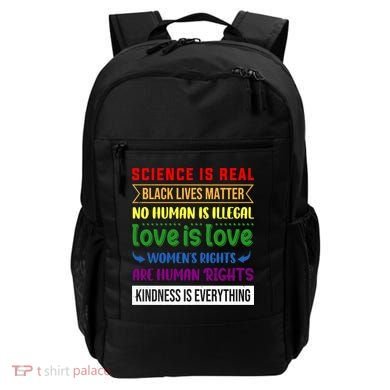 History Month Science Is Real Black Live Matter LGBT Pride Backpack