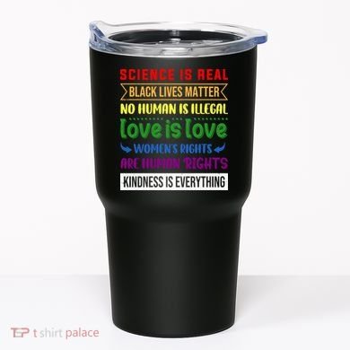 History Month Science Is Real Black Live Matter LGBT Pride Tumbler