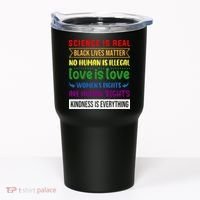 History Month Science Is Real Black Live Matter LGBT Pride Tumbler thumb 0