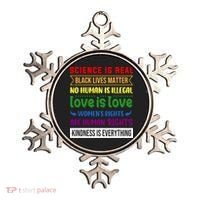 History Month Science Is Real Black Live Matter LGBT Pride Ornament thumb 0