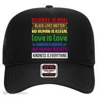 History Month Science Is Real Black Live Matter LGBT Pride Hat thumb 0
