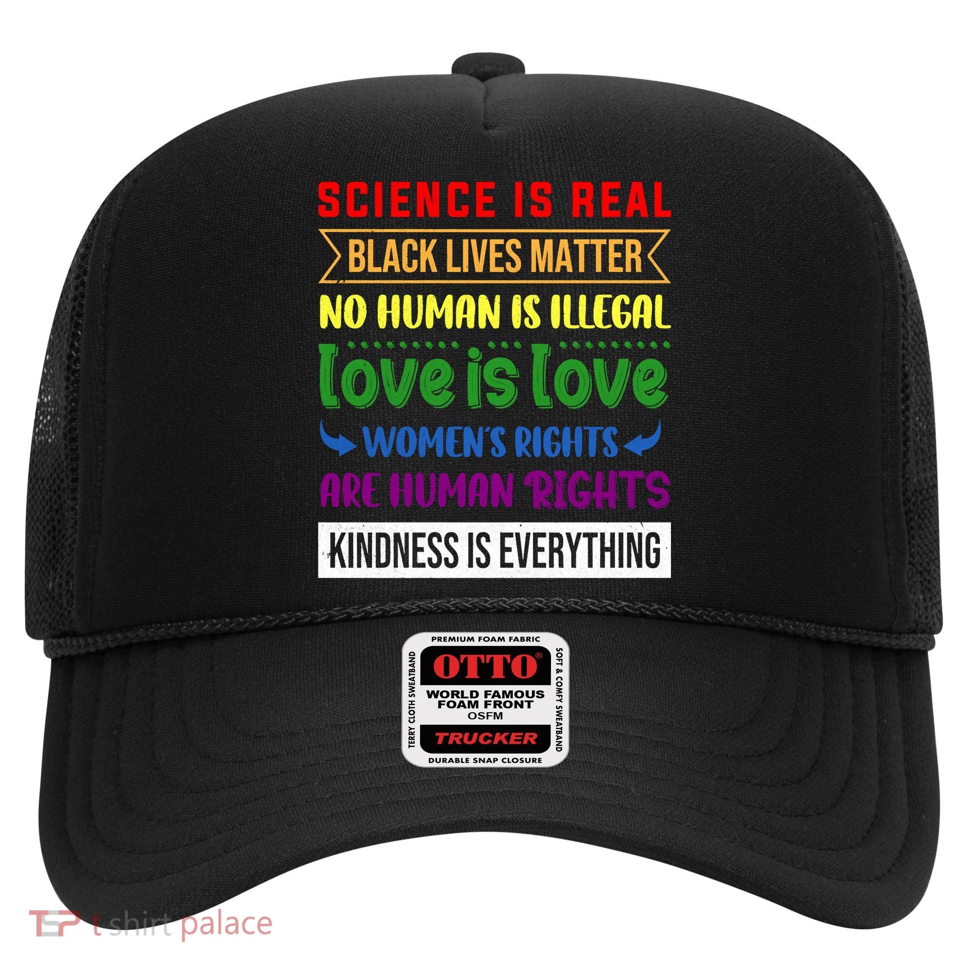 History Month Science Is Real Black Live Matter LGBT Pride Hat