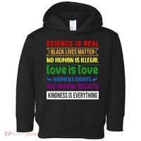 History Month Science Is Real Black Live Matter LGBT Pride Toddler Hoodie thumb 0