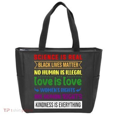 History Month Science Is Real Black Live Matter LGBT Pride Tote Bag
