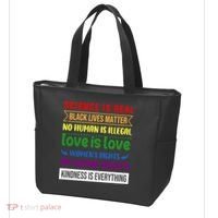 History Month Science Is Real Black Live Matter LGBT Pride Tote Bag thumb 3
